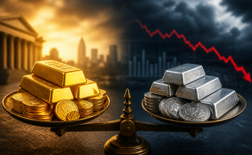 gold-vs-silver-balance-during-recession